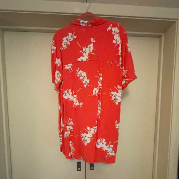 Coral Floral Coverup - Picture 2 of 3